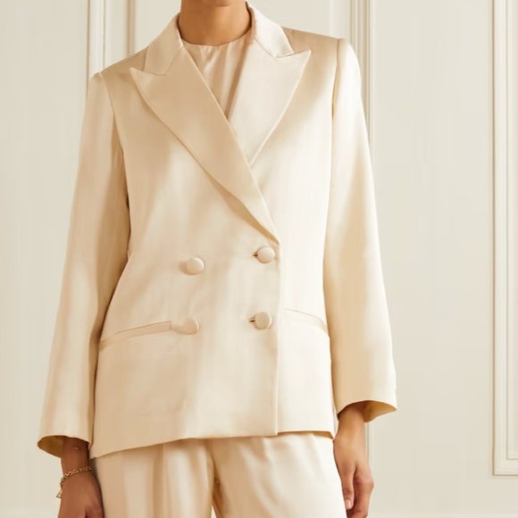 ANINE BING Donne Silk Blazer (NWT) - Picture 2 of 6